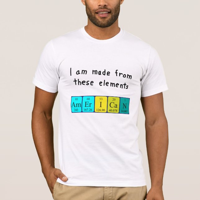 Amerikanisches Periodenpatriotisches Shirt (Vorderseite)