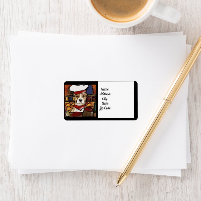 AMERIKANISCHES PERSONAL ADRESSAUFKLEBER (Insitu)