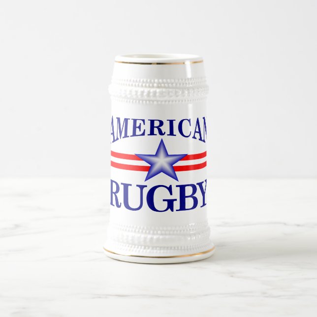 Amerikanisches Rugby (jbrugby Bier Steins) Bierglas (Mittel)