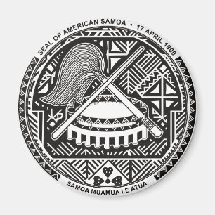 amerikanisches Samoa-Siegel Magnet