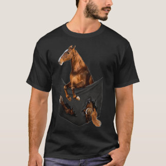 Amerikanisches Sattelpferd in Tasche für Frauen T-Shirt