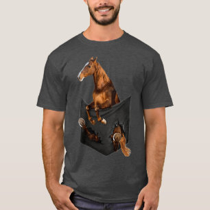 Amerikanisches Sattelpferd in Tasche für Shirt