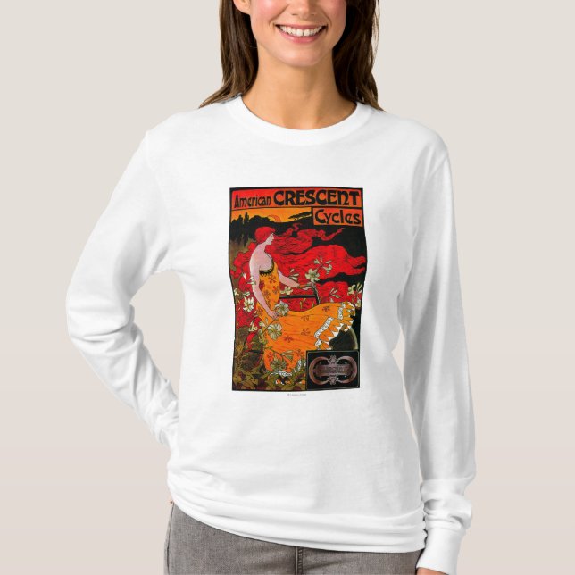 Amerikanisches sichelförmiges Vintages T-Shirt (Vorderseite)