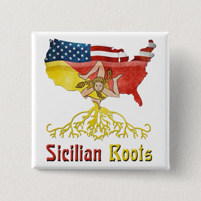 Amerikanisches sizilianisches button (Vorderseite)