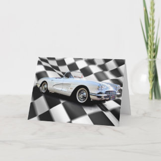 Amerikanisches Sport-Auto Karte