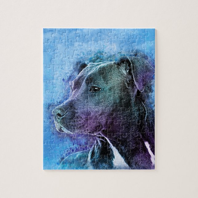 Amerikanisches Staffordshire Terrier - Amstaff (Vertikal)