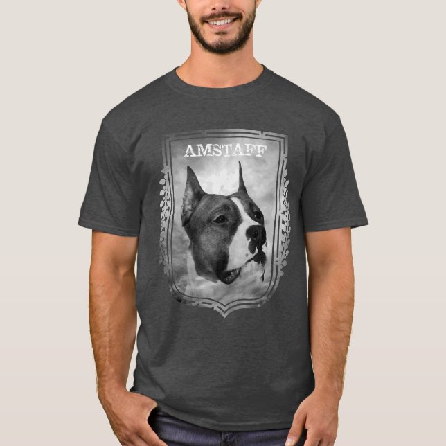 Amerikanisches Staffordshire Terrier - Amstaff T-Shirt (Vorderseite)