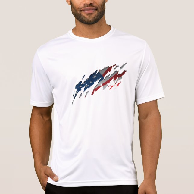 Amerikanisches Stolz-Entwurfs-Shirt T-Shirt (Vorderseite)