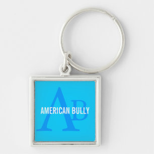 Amerikanisches Tyrann-Zucht-Monogramm Schlüsselanhänger