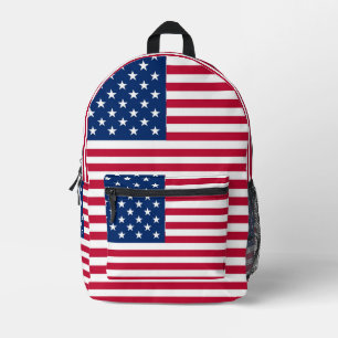 Amerikanisches USA-Flagge-Stolz-Design Bedruckter Rucksack
