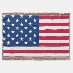 Amerikanisches USA-Flagge-Stolz-Design Decke