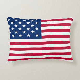 Amerikanisches USA-Flagge-Stolz-Design Dekokissen