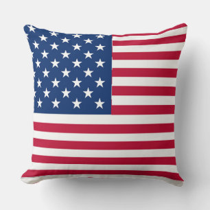Amerikanisches USA-Flagge-Stolz-Design Kissen