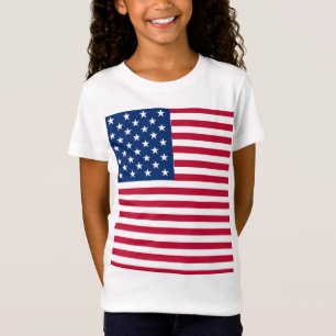 Amerikanisches USA-Flagge-Stolz-Design T-Shirt