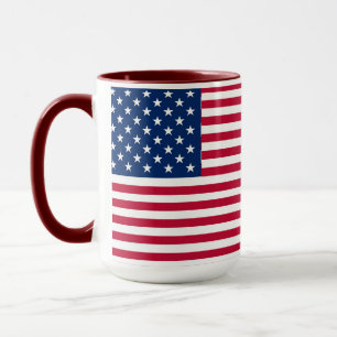Amerikanisches USA-Flagge-Stolz-Design Tasse