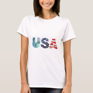 Amerikanisches USA-Flagge-T-Shirt T-Shirt