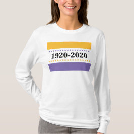 Amerikanisches Wahlsieg 100 Jahre T-Shirt