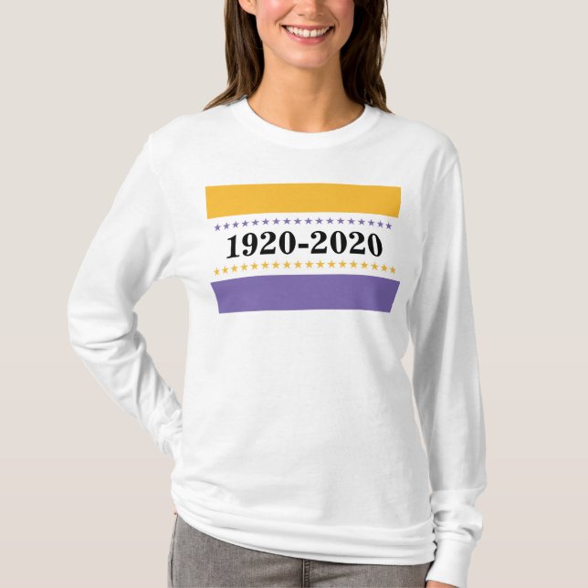 Amerikanisches Wahlsieg 100 Jahre T-Shirt (Vorderseite)
