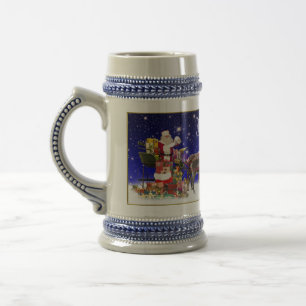 Amerikanisches Weihnachten kundengerechter Stein Bierglas