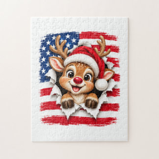 Amerikanisches Weihnachtsrentier