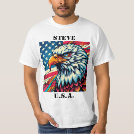 Amerikanisches Weißkopfseeadler-Männer-T-Shirt T-Shirt
