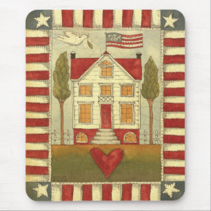 AMERIKANISCHES ZUHAUSE MOUSEPAD