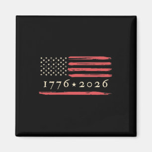 Amerikas 250. Geburtstag 1776-2026 US-Flagge 250 Y Magnet