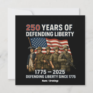 Amerikas 250. Geburtstag der Militärparade der US- Einladung