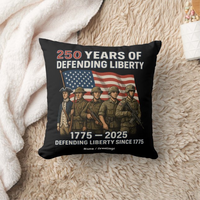 Amerikas 250. Geburtstag der Militärparade der US- Kissen (Decke)