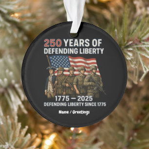 Amerikas 250. Geburtstag der Militärparade der US- Ornament