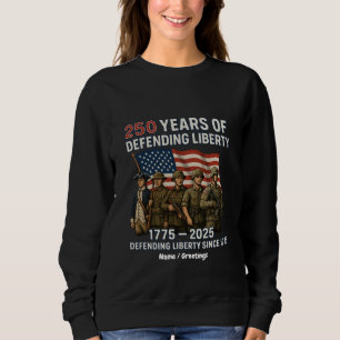 Amerikas 250. Geburtstag der Militärparade der US- Sweatshirt