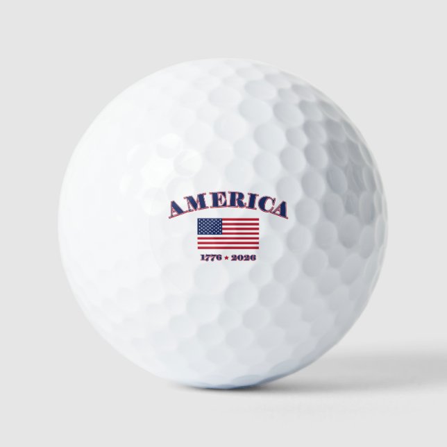 Amerikas 250. Geburtstag Golfball (Vorderseite)