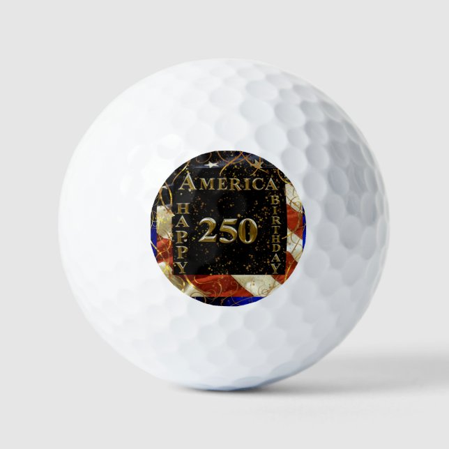 Amerikas 250. Geburtstag! Golfball (Vorderseite)