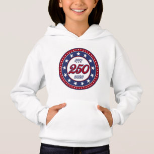 Amerikas 250. Geburtstag mit USA-Flagge Hoodie