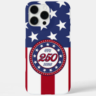 Amerikas 250. Geburtstag mit USA-Flagge iPhone 16 Pro Max Hülle