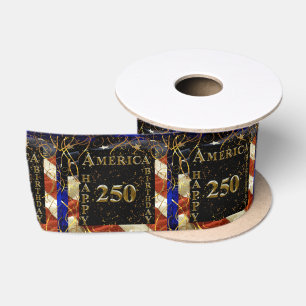 Amerikas 250. Geburtstag! Satinband