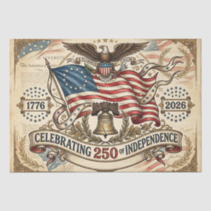 Amerikas 250. Geburtstag Seidenpapier