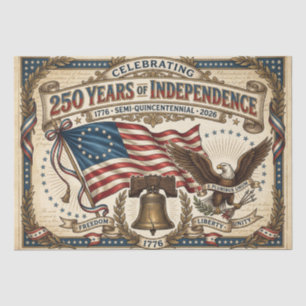Amerikas 250. Geburtstag Seidenpapier