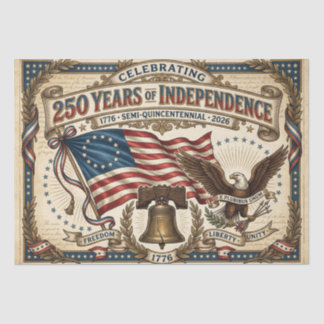 Amerikas 250. Geburtstag Seidenpapier