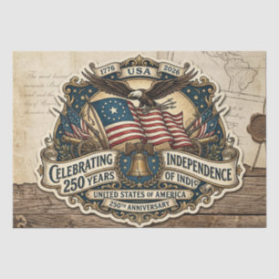 Amerikas 250. Geburtstag Seidenpapier