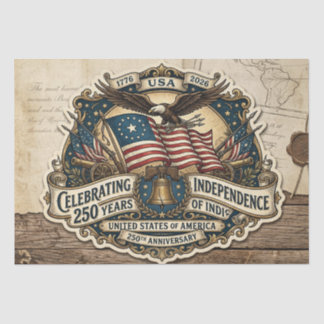 Amerikas 250. Geburtstag Seidenpapier