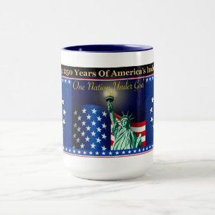 Amerikas 250-Jahr-Feier Patriotischer Becher Tasse