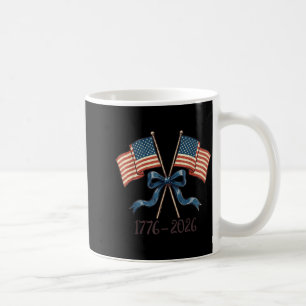 Amerikas 250-Jahr-Feier USA-Flaggen-Schleife 1776- Kaffeetasse