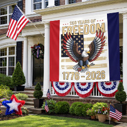 Amerikas 250 Jahre Freiheit Banner