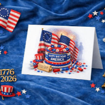 Amerikas 250 Jahre Freiheits-Patriotischer Geburts