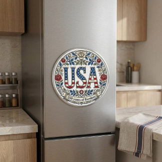 Amerikas 250 Jahre Silber-Jubiläum der Freiheit Magnet