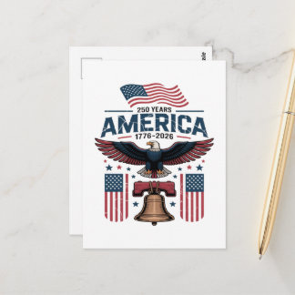 Amerikas 250. Jahrestag Postkarte