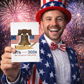 Amerikas 250-jähriges Jubiläum der Freiheit Karte