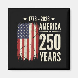 Amerikas 250. Jubiläum 1776 2026 USA-Flagge Dom Magnet