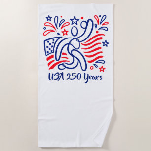 Amerikas 250. Jubiläum feiern Strandtuch